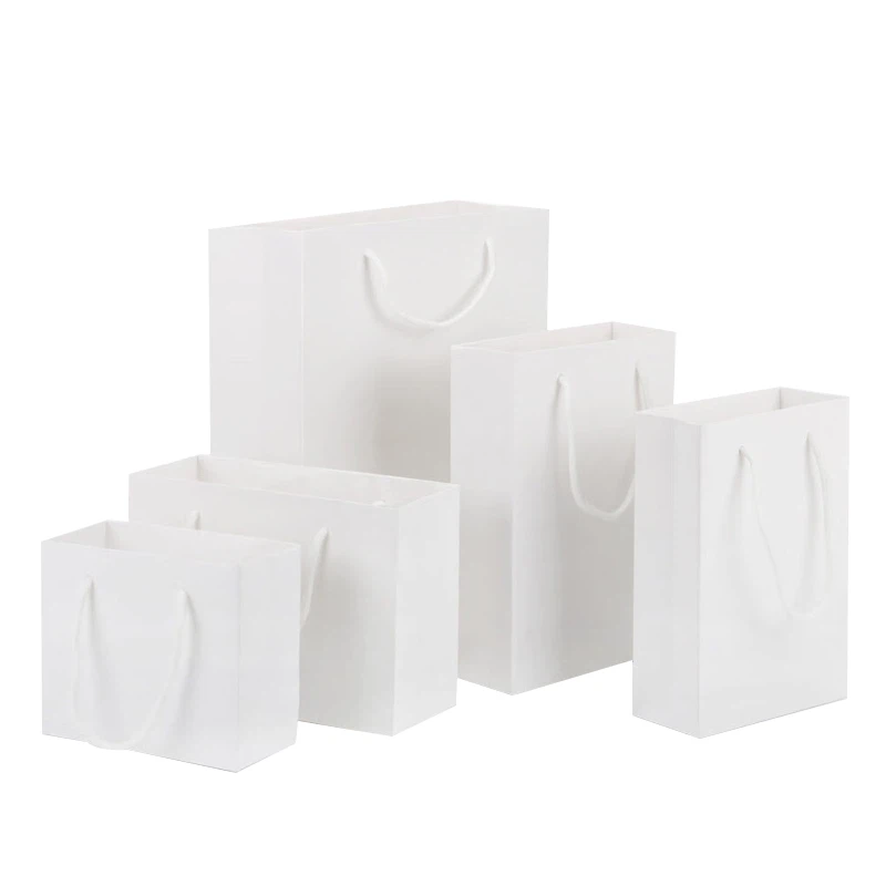Large White Cardboard Tote Bag
